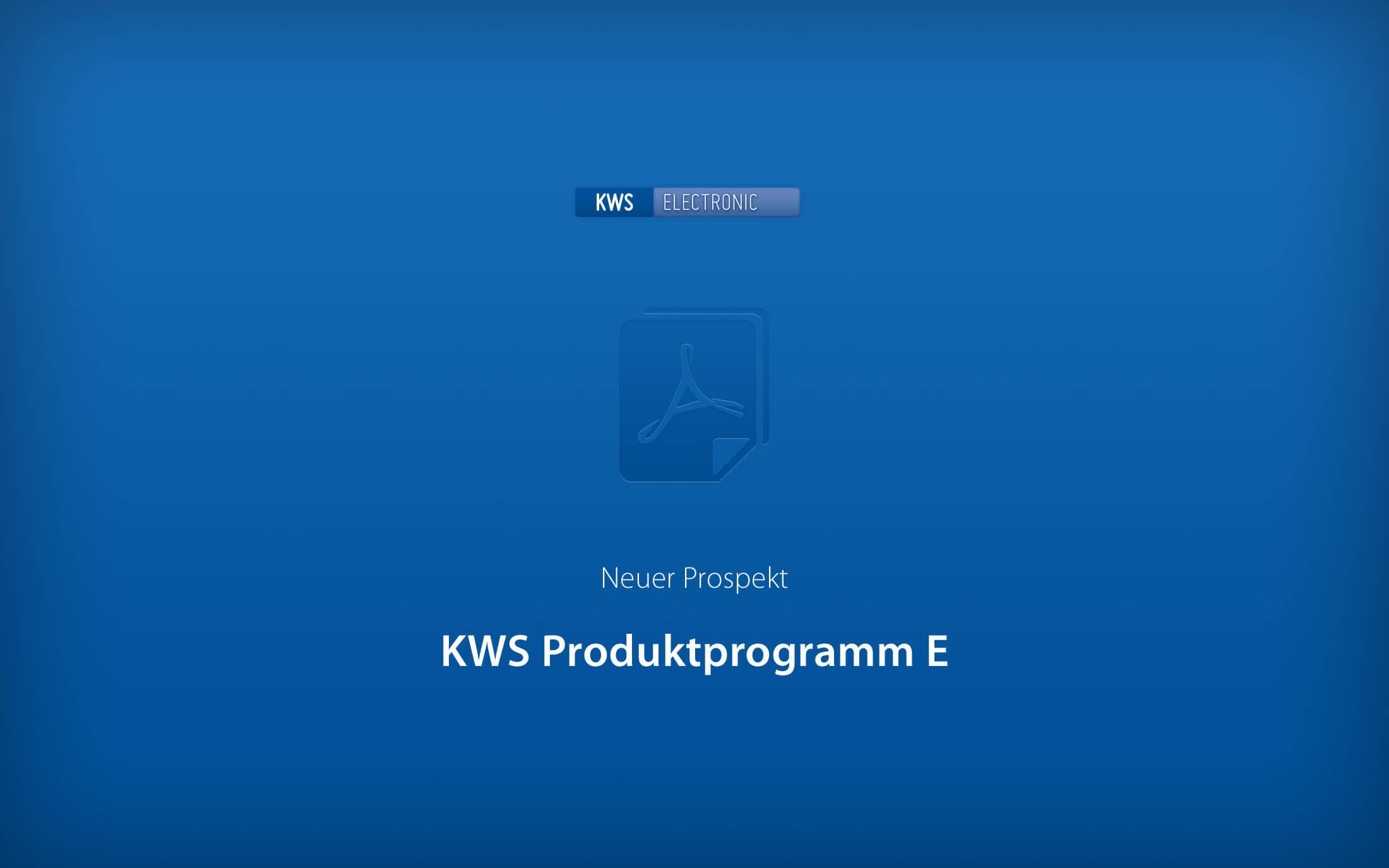 KWS-Electronic: Neues Produktprogramm E