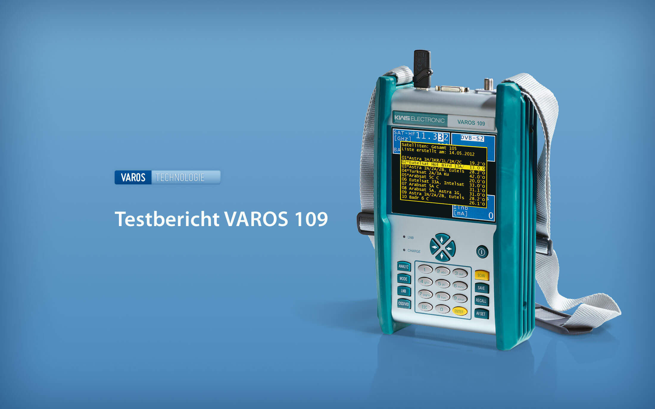 KWS-Electronic VAROS 109: Testbericht TeleSatellite