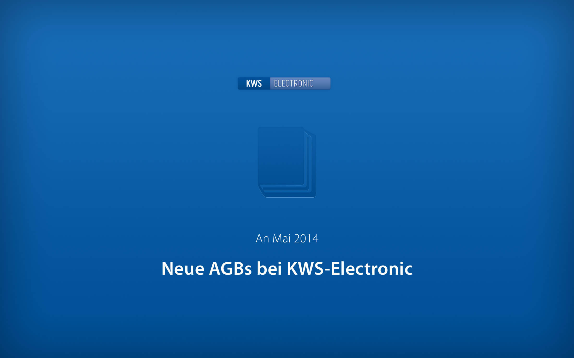 KWS-Electronic: Neue AGBs ab Mai 2014