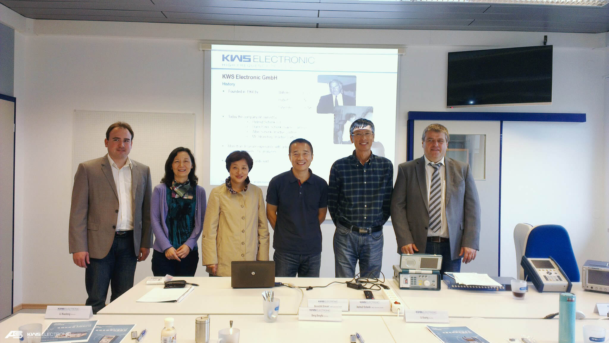 KWS-Electronic: zweite Delegation des SABS aus China in tattenhausen