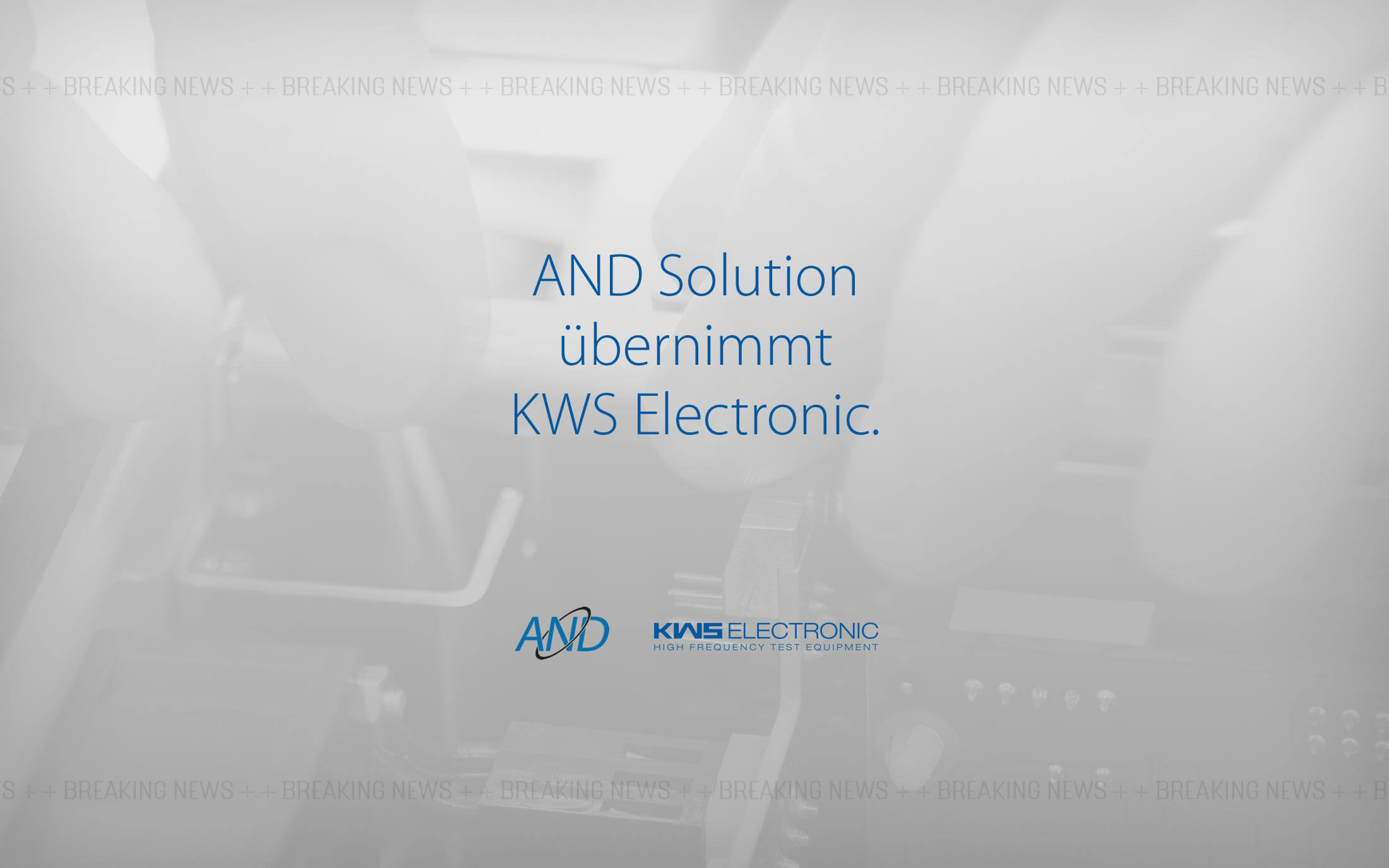 KWS-Electronic News 2018: AND übernimmt KWS Electronic