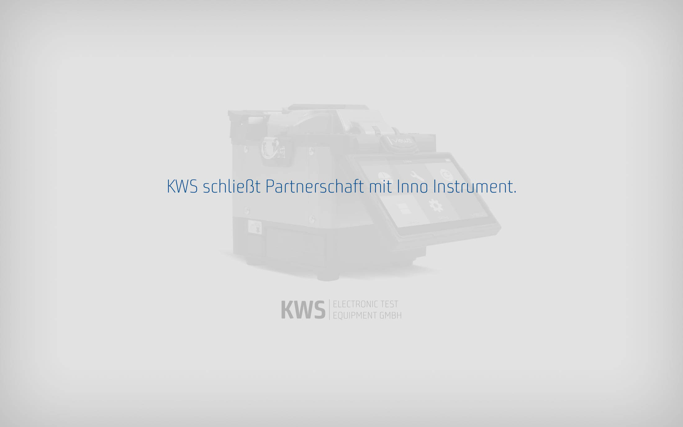 KWS Electronic News 2019: Partnerschaft mit Inno Instrument