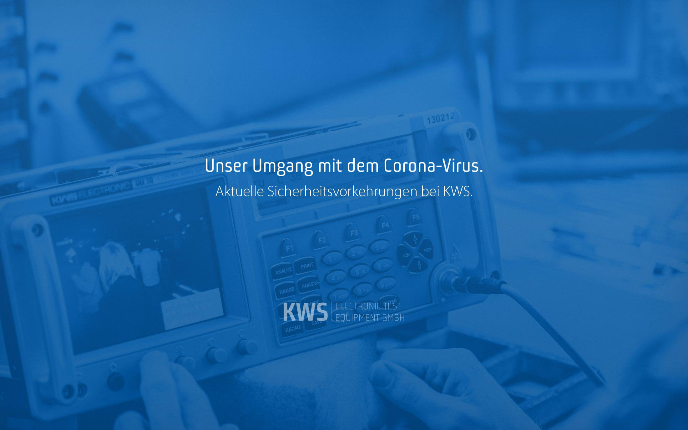 KWS Electronic News 2020: Unser Umgang mit dem Corona-virus