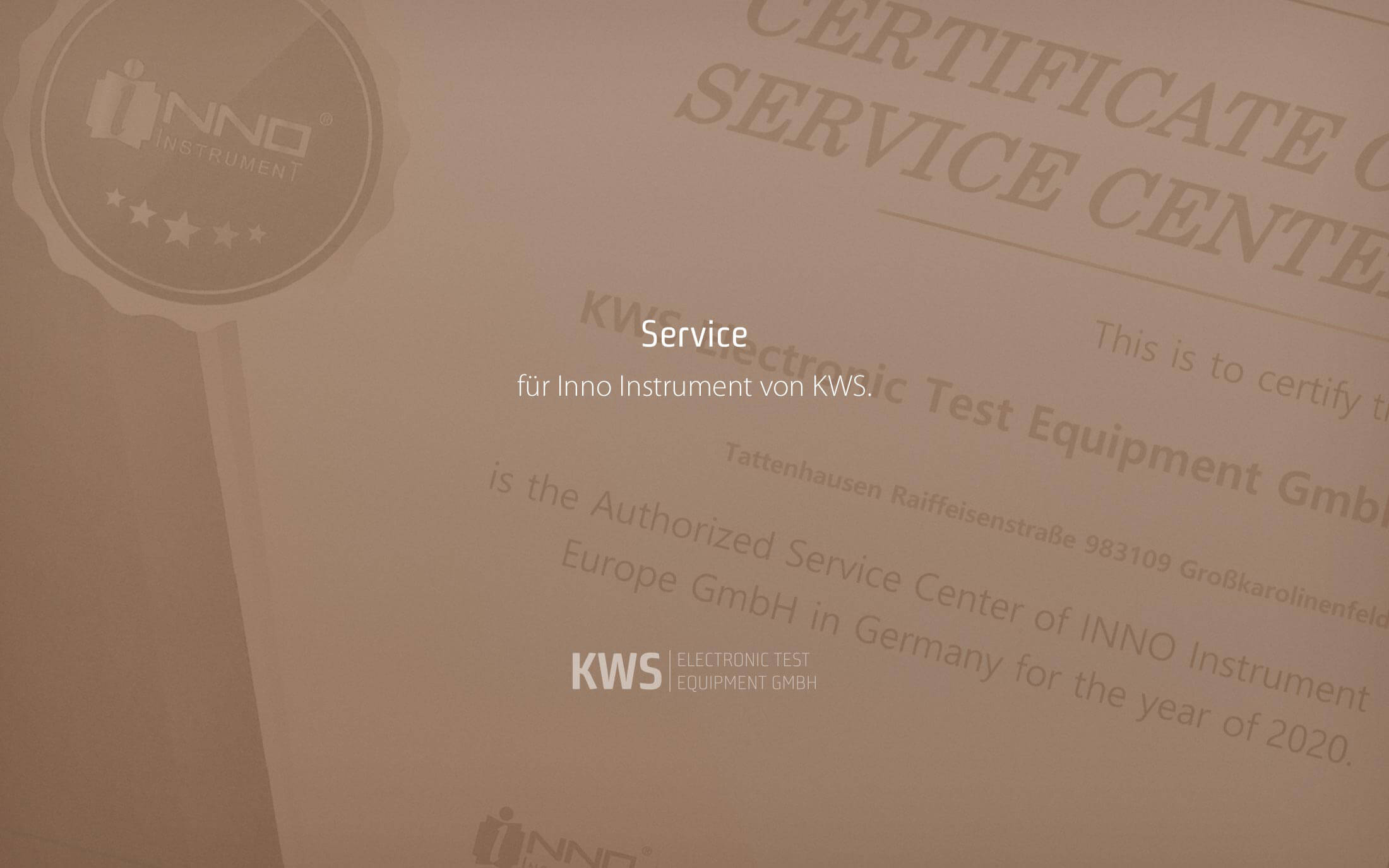 KWS Electronic News 2020: Service für Inno Instrument